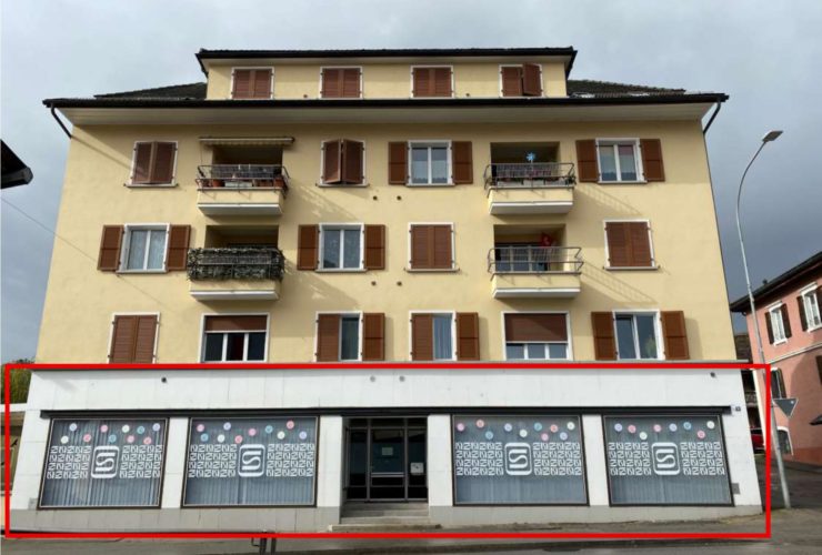 À louer – Surface commerciale idéalement située à Tavannes
