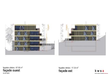 Loué - Appartement neuf de 3 pièces avec balcon orienté plein sud