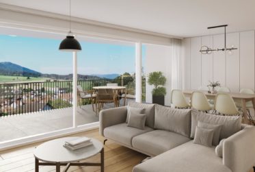 Loué - Appartement neuf de 3 pièces avec balcon orienté plein sud