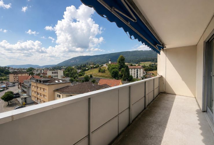 Charmant appartement de 4 pièces avec 2 balcons