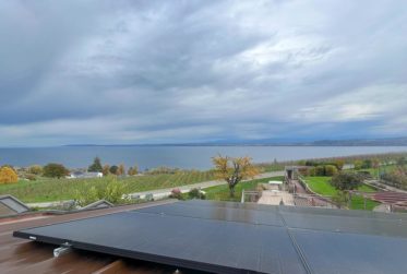 Maison avec vue panoramique sur le lac et les Alpes