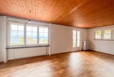 Maison avec vue panoramique sur le lac et les Alpes