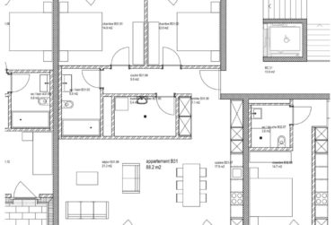 Appartement à louer de 3.5 pièces dans un immeuble construit récemment