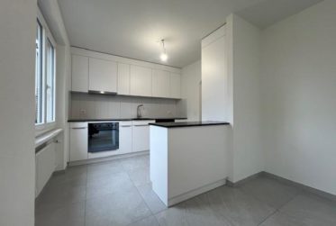 À louer à Büetigen : appartement de 4.5 pièces rénové, avec jardin