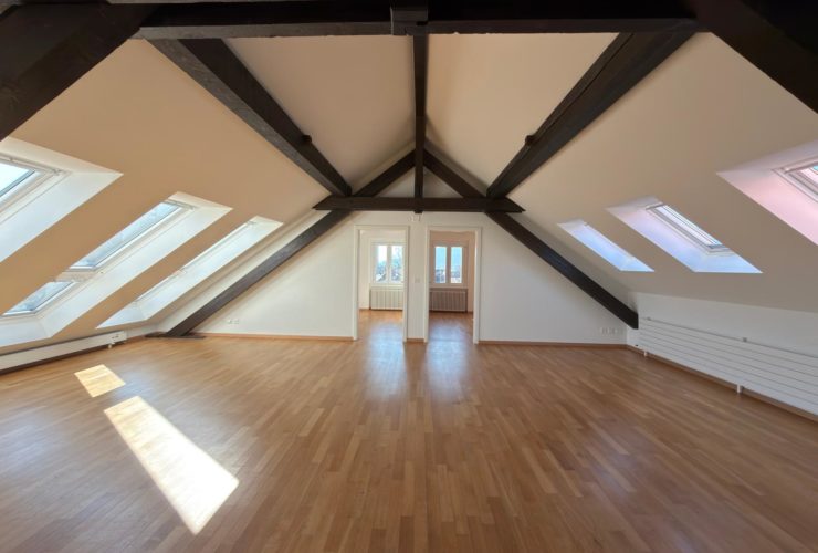 Appartement de 3 pièces dans les combles