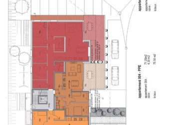 Appartement neuf de 3 pièces avec grande terrasse